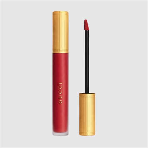 gucci mini lip in shade goldie red-0.05 oz|gucci goldie red 25.